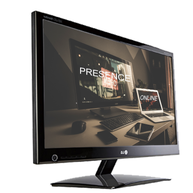 online presence computer image